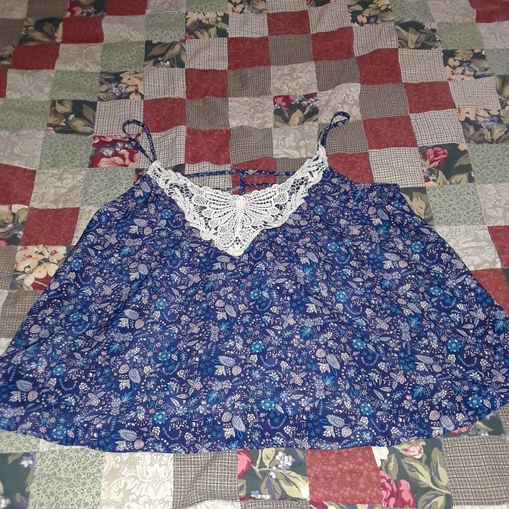Multi colored crop top